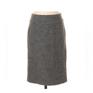 MICHAEL Michael Kors 100% Wool Gray Tweed Pencil Skirt Size 2